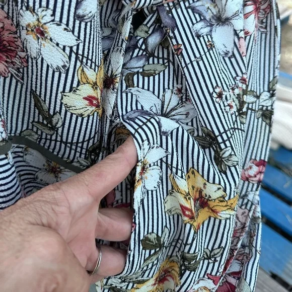 JENNAFER GRACE WOMENS Floral Kimono Robe MEDIUM - Picture 6 of 12